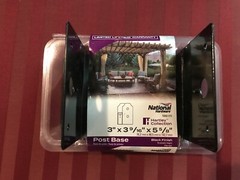 8 National Hardware 1220VP 3”x3-9/16×5-5/8 8 HARTLEY BASES BLACK N800-010. New