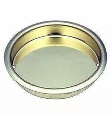 Lot Of 2 National Hardware 1 3/4” Cup Pull w/ Nails, Bright Brass Finish 115-964