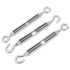 Stainless Steel Turnbuckle Rigging Screw Straining Hook Hook Eye Eye 304 316 NEW
