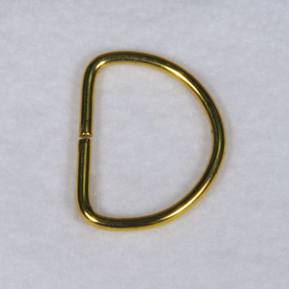 Brass Plated D Ring 45MM Wide #06518000 (Choose Amount)