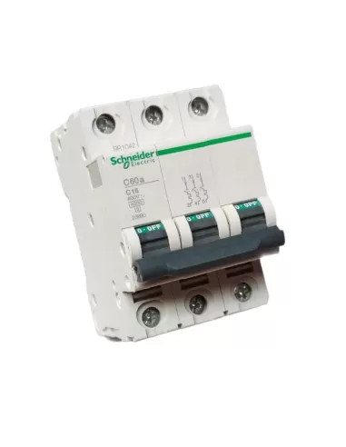 Schneider Automatic Magnetic Thermal c60a 4.5ka 3p 16a Curve C 23880