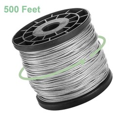 1/16 Inch 500 Foot Stainless Steel Braided Wire Rope Cable