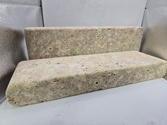 Natural Stone Bull Nose Grecian Gold Pool Coping Stone 12″x4″x1-1/2″ Frost Free