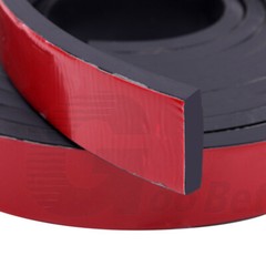 Self Adhesive Backed Solid Rubber Strip Roll Tape Sticky Seal Pads Various Sizes