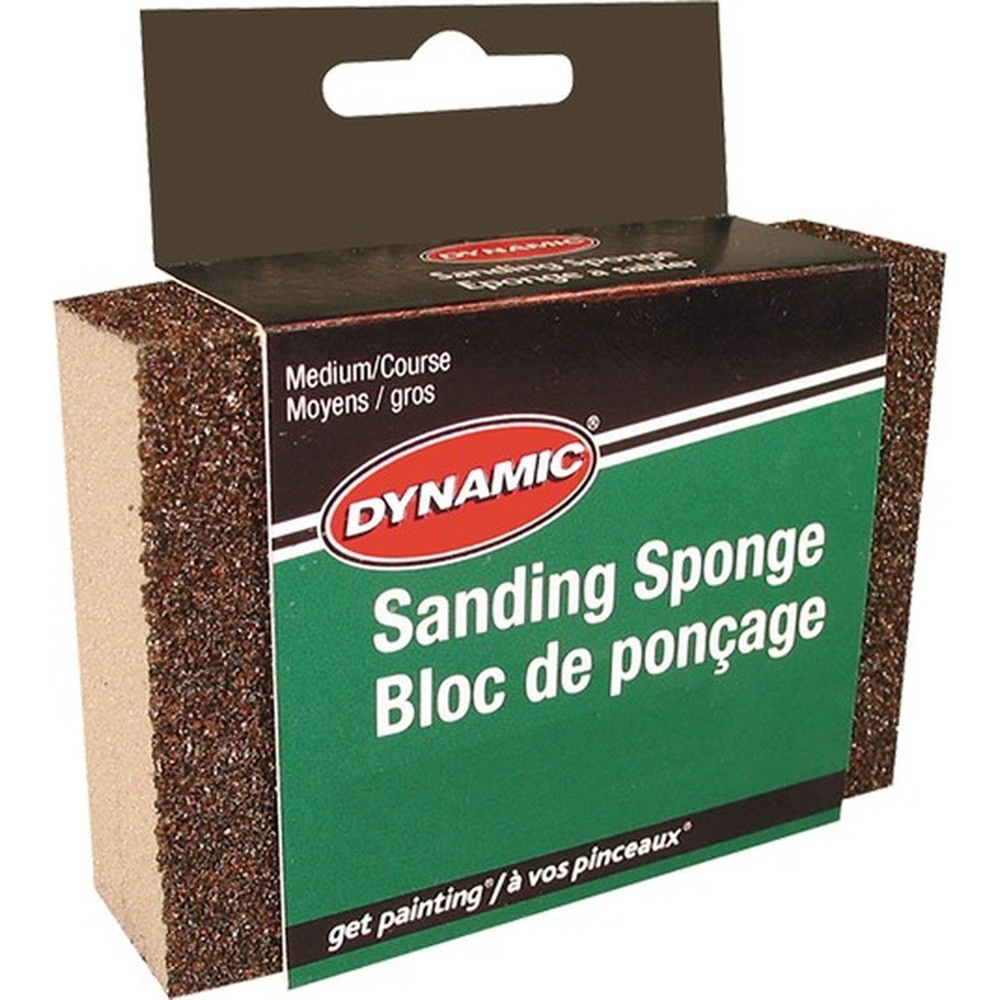 Dynamic AG582602 Medium/Coarse Sanding Sponge, Carded (12pk)