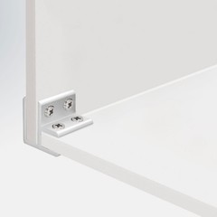 90 Degree Glass Clamp, for 5-8mm Thick Adjustable Double Side Glass Support