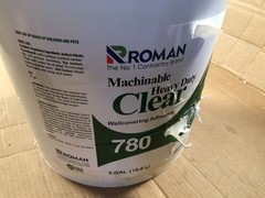 Roman 780 5 gal Heavy Duty Clear Machinable Wallpaper Adhesive-1PK