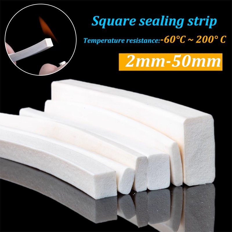 Silicone Rubber Sponge Strip Closed Cell Square Foam Backer Rod Seal 2mm – 50mm