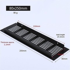 Rectangular Air Vent Grille Reparing Replace Ventilation Wardrobes 1pcs