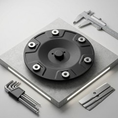 Replacement Disc 133.3 mm x 18.8 mm for Mammotion For Yuka 1500 2000 3000