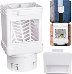 Downspout Filter,Downspout Leaf Filter,Leaf Removers,Fits 2X3 Gutter Downspout a