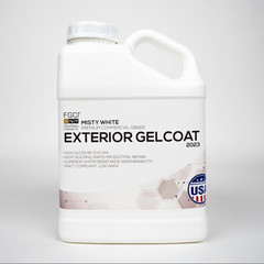 Gelcoat “Professional Grade Exterior”, Gallon | w/ 2oz MEKP & 4oz Jar of Wax