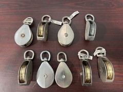 Nine Campbell T7655042 2″ Nickel Swivel Eye Single Sheave Pulley Nickel
