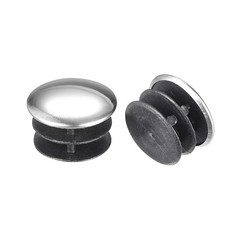 Post End Cap Cover, 10pcs 22mm Fence Post Cap Round Tube Cover Insert, 19x14mm