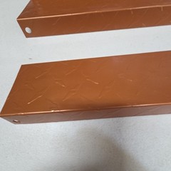3 Pc Copper Stair Nose Edging Trim Set 12″ Metal Window Balcony Tread Cover