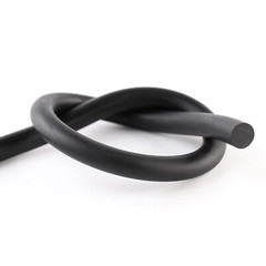 Solid Nitrile Rubber Strip O-Ring Cord Oil Water Seal Gasket 2mm-40mm Dia Black
