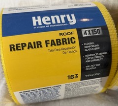 Henry Roof Repair Fabric 6 Rolls 4 X150’ NEW Flexible Roof Repair Kit