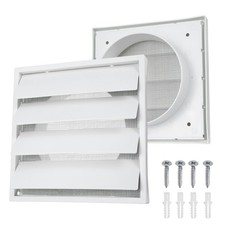 1Set Exhaust Vent Cover (5″ OD, 6.9″L x 6.9″W) – Dryer Air Vent Covers