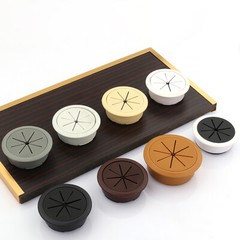 50mm/53mm/60mm/80mm Computer ABS Grommet Desk Table Cable Tidy Outlet Wire Cover