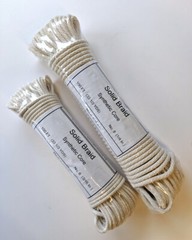 West Coast Paracord Solid Braid Cotton Sash Cord – 3/16-Inch & 1/4-Inch Diameter