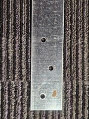 (QTY 50) Minerallac 18 x 1-1/2″ Nail Plate with Nail/Screw Holes, Pre-Galvanized