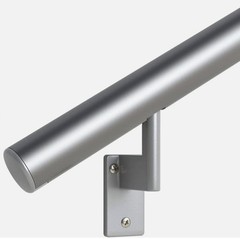 PROMENAID 60″ + 79″ Lot of 2 + 49″ Bonus SILVER HANDRAIL KIT Interior/Exterior