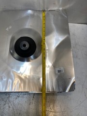 12 Quantity of Aluminum 2-1/4″ Pipe No-Calk Roof Flashing 18″x18″ Base (12 Qty)