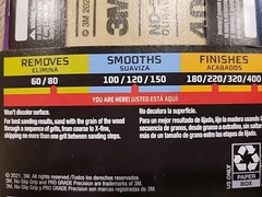 3M PRO GRADE PRECISIONS SAND PAPER 8 PACK – ASSORTED GRIT 80, 120, 220, 400