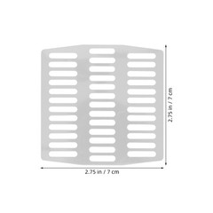 10Pcs Stainless Steel Brick Weep Hole Screens for Home Wall Hole Covers