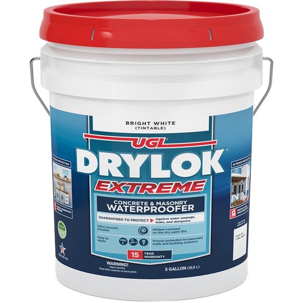 Drylok 28615 5gal White Extreme Concrete & Masonry Waterproofer-1PK