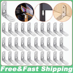 Lot 1.5” Stainless Steel Corner Brace L Bracket Heavy Duty Right Angle Brackets