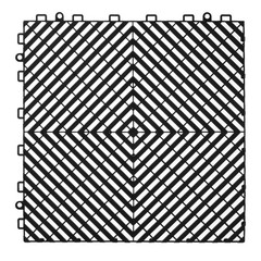 Interlocking Drainage Mat, 12” x 12” Modular Interlocking Cushion, 40 Pcs Splici