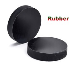 Black Solid Rubber Disc Discs Buffer – 8mm Thick – Round Rubber Pads Φ20mm-100mm