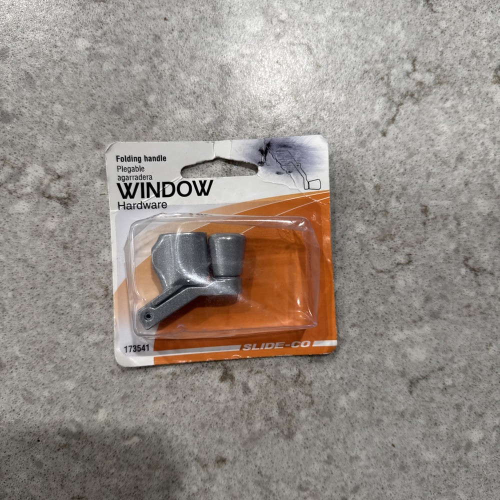 Slide-Co 173541 Universal Folding Casement Window Crank Handle Aluminum NEW