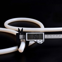 Silicone Rubber Cord White Round Strip Solid Rubber Strip Sealing Strip 1MM-30MM