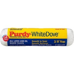 Purdy 144670092 9″ x 3/8″ Nap Woven Dralon Fabric White Dove Roller Cover-1PK