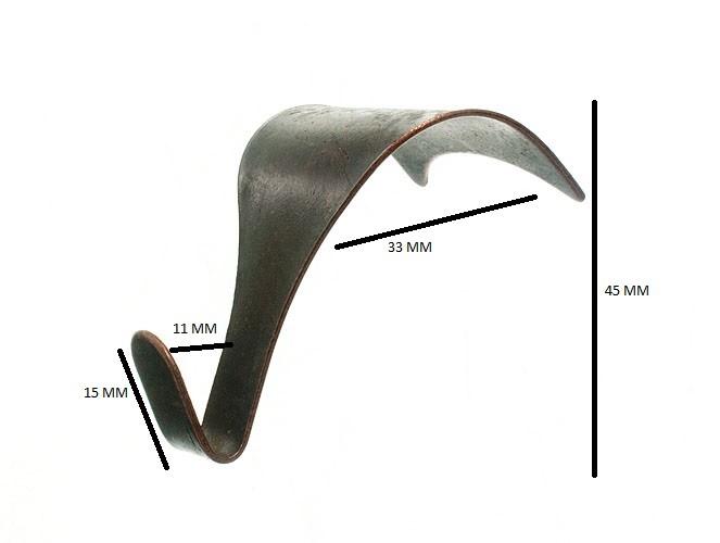 Picture Rail Moulding Hanging Hooks Bronzed Pack Of 20