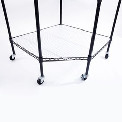 ❄️FREE SHIPPING!❄️ 5 Shelf Wire Metal Corner Industrial Rack 4 Garages Basements