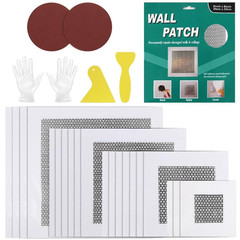 25 Pcs Drywall Repair Kit – 4/6/8/10 Inch Wall Patch Repair Kit for Large Hol…