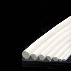 Silicone Rubber Foam Sealing Strip Round Bar For Cabinet Door Seal 1mm to 25mm