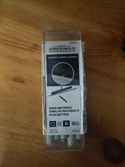 Gutter Screws With 5 Inch Ferrule With Bit White 7 Inches 10 Pack Amerimax
