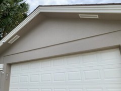 Soffit Vent, PVC Framed with Metal Insect Screen