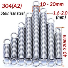 1.6-2 mm Wire dia Expansion Spring Tension Extension Expanding Extending Springs