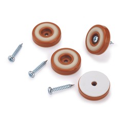 Slipstick 1-1/4″ Gripper Foot Caramel 8pc