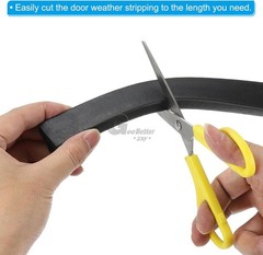 1-60mm Neoprene Self Adhesive Backed Foam Sponge Strip Roll Sheet Tape Seal EPDM