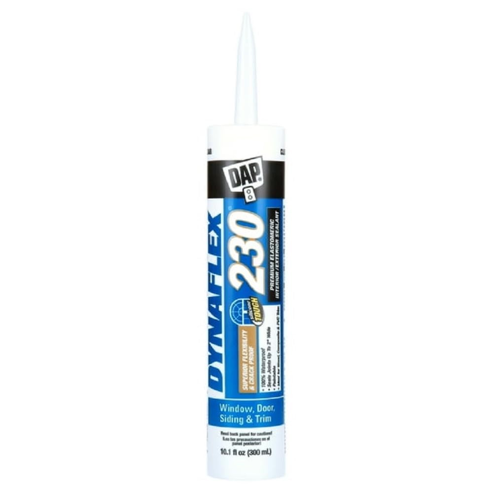 DAP Dynaflex 230 Premium Elastomeric Sealant, Clay, 10.1 Oz Oz, Clay