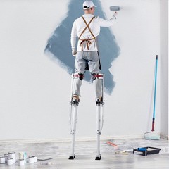 Drywall Stilts, 36”-50” Adjustable Aluminum Tool Stilts with Protective Knee P