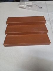 3 Pc Copper Stair Nose Edging Trim Set 12″ Metal Window Balcony Tread Cover