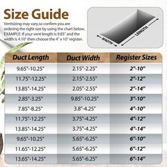 Floor Vent Covers 4×12, Black Floor Registers, Heavy Duty Steel Vent Covers f…