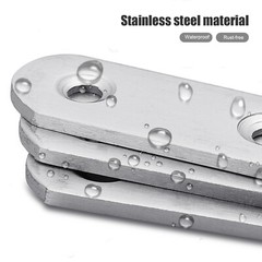 10-100 X 1.5″L-Shaped Bracket Corner Brace Stainless Steel Right Angle w/Screws